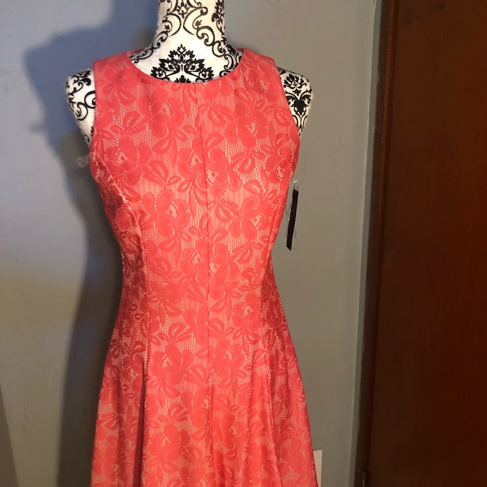 Lace Coral Dress
